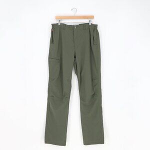 DUCK CAMP Men's Nylon Stretch Cargo Pants in Military Green Size L Tall